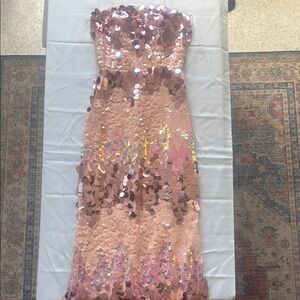 City Triangles Peach Dress